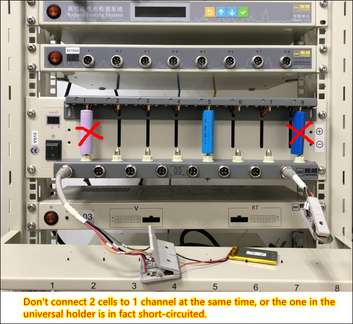 connect batteries to fixtures and holders