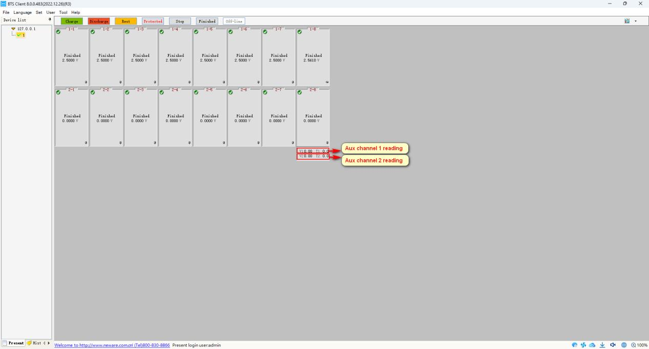 BTS 8.0 software interface explane