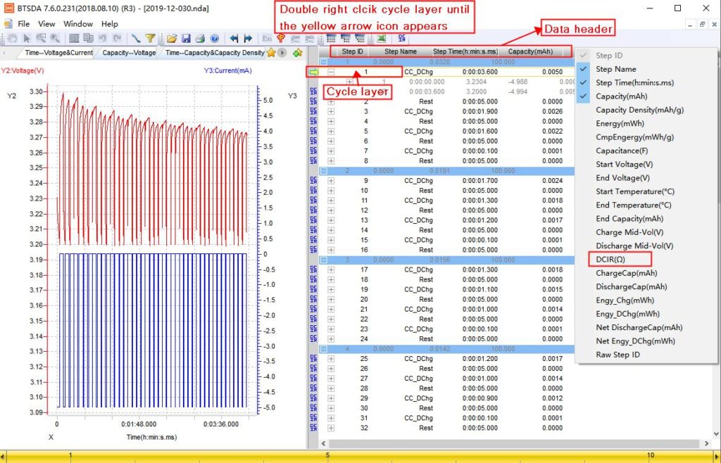 DCIR test on Neware BTS4000 and IGBT