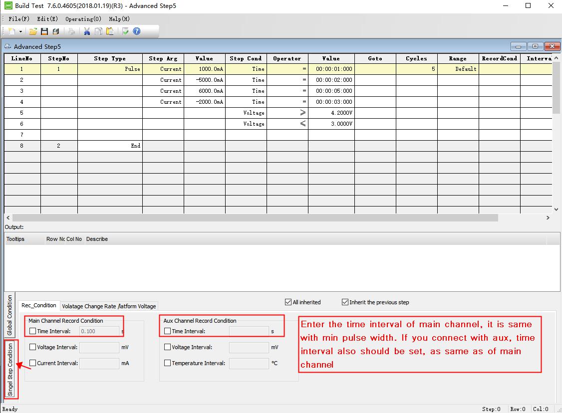 Pluse and DCIR test on Neware BTS4000